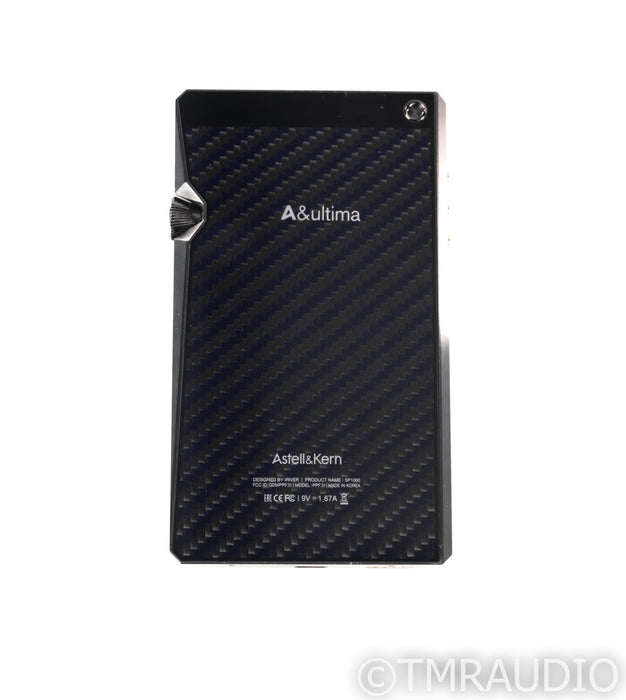 Astell & Kern SP-1000 Portable Music Player; 256GB; Onyx Black; Leather Case