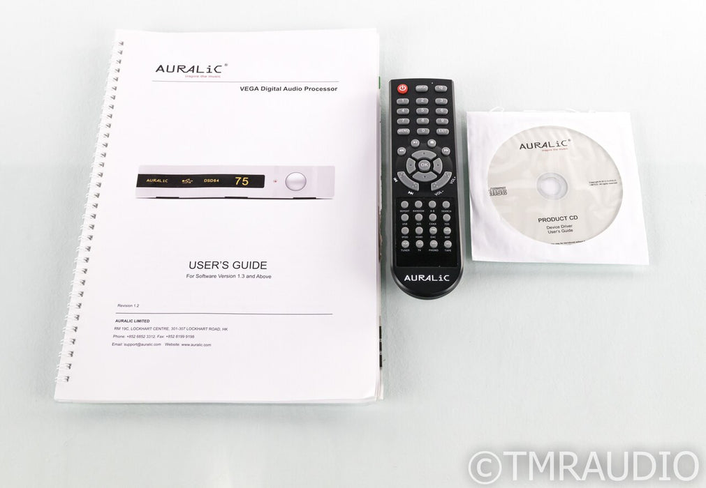 Auralic Vega DAC; D/A Converter; Remote; DSD