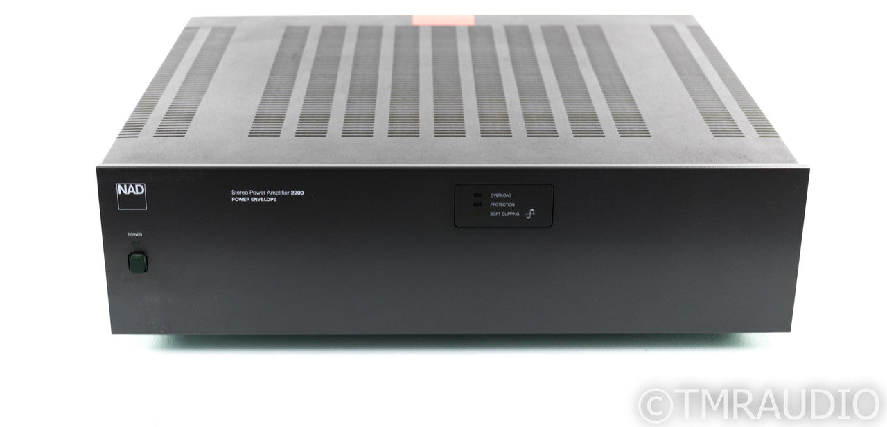 NAD 2200PE Vintage Stereo Power Amplifier; 2200-PE; AS-IS (Intermittent Channel)