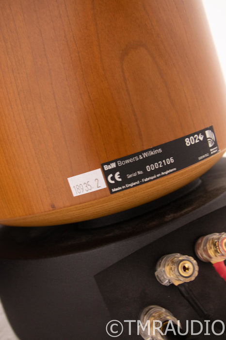 B&W 802D Floorstanding Speakers