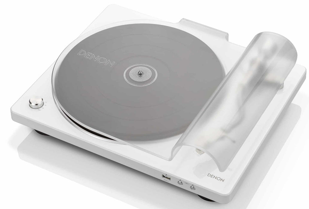 Denon DP-450USB Turntable; DP450USB; White (New)