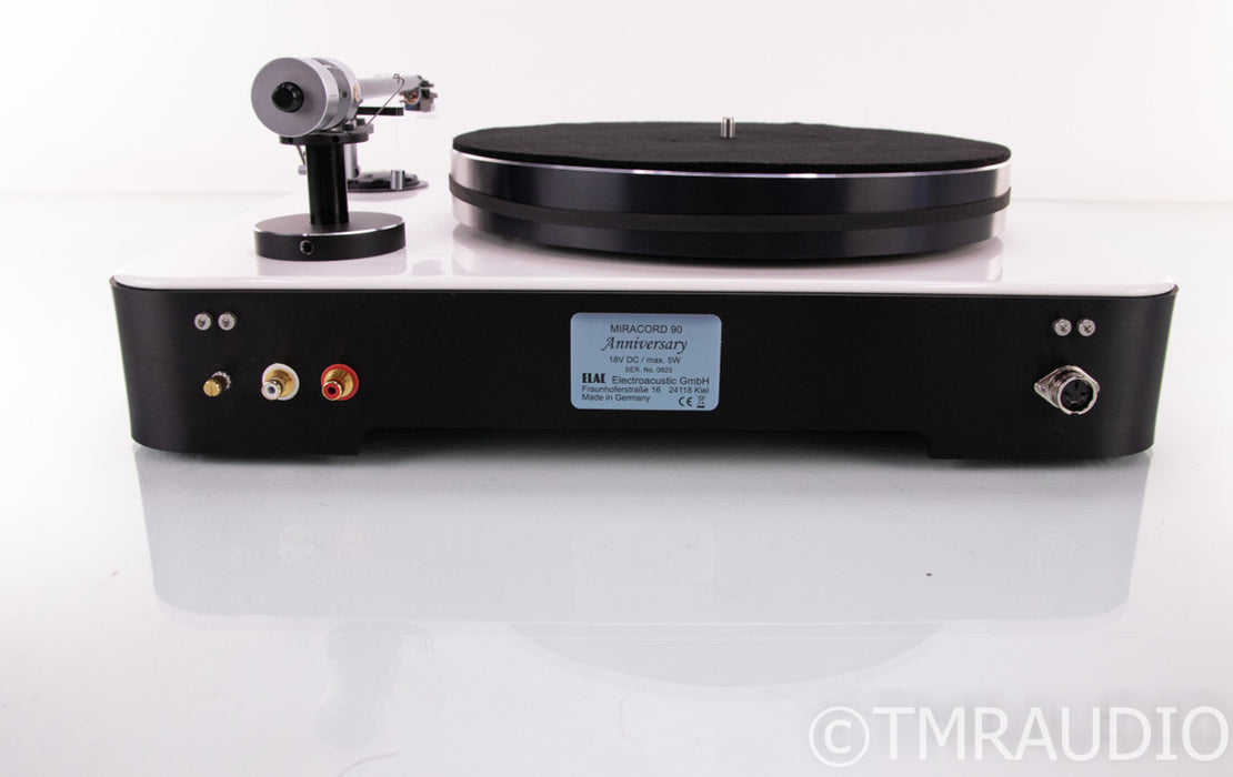 Elac Miracord 90 Anniversary Edition Turntable; Custom Audio-Technica Cartridge