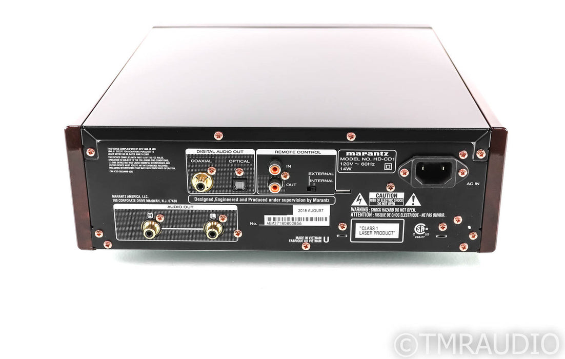 Marantz HD-CD1 CD Player; HDCD1; Remote; MINT