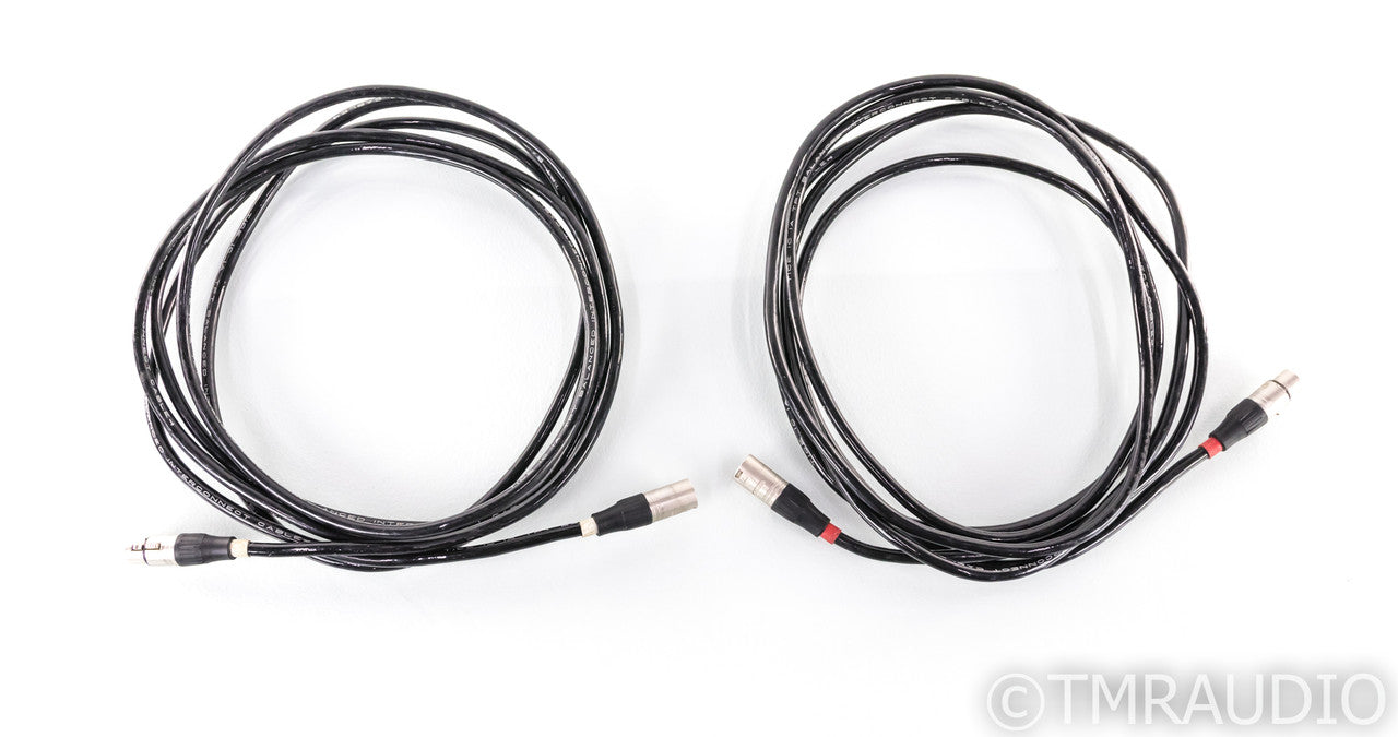 Tice Audio IC-1A TPT Treated XLR Cables; 4.5m Pair Balanced Interconnects