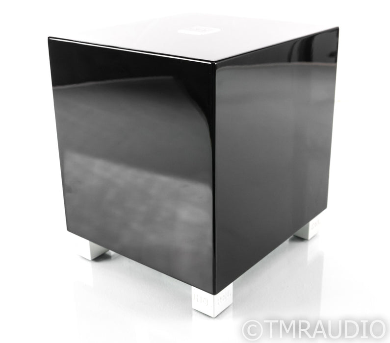 REL Acoustics T/5i 8" Powered Subwoofer; Piano Black; T5i