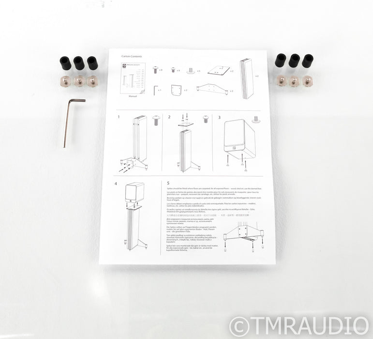 Q Acoustics Concept 20 Speaker Stands; Black Pair; 25.5"