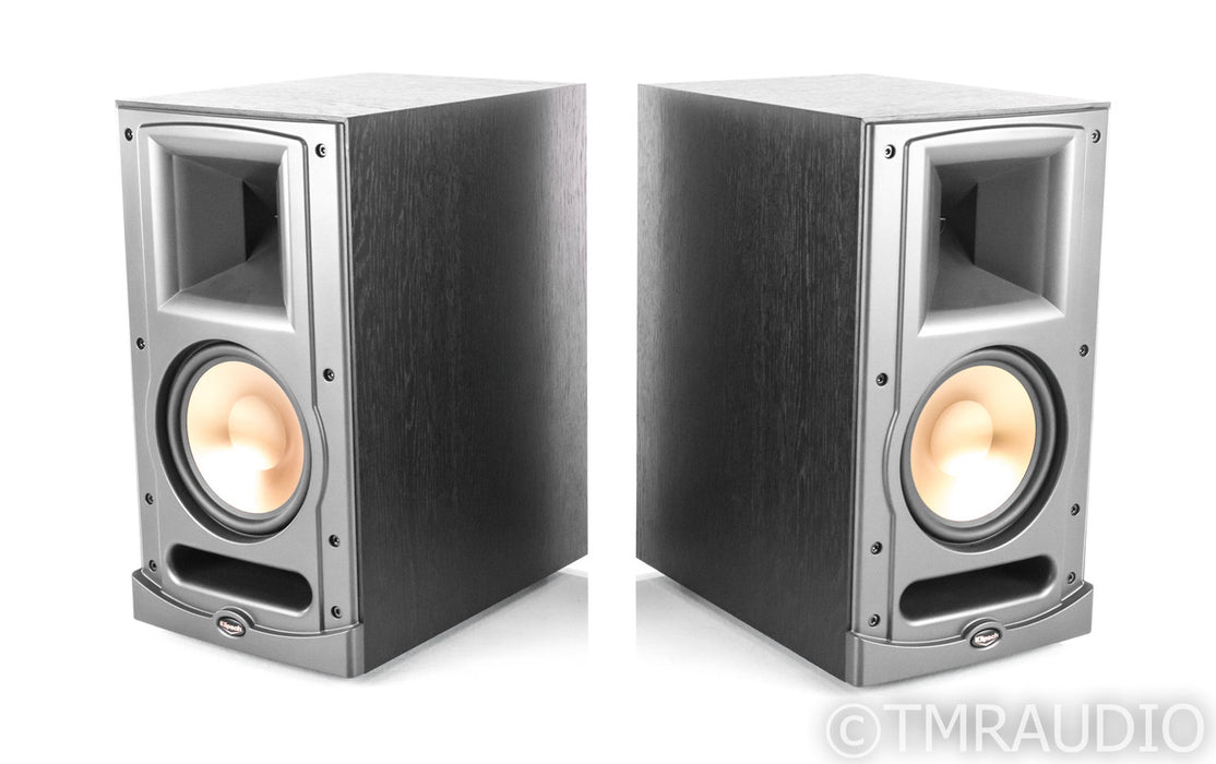 Klipsch Reference Series RB-61 Bookshelf Speakers; Black Ash Pair; Ref IV