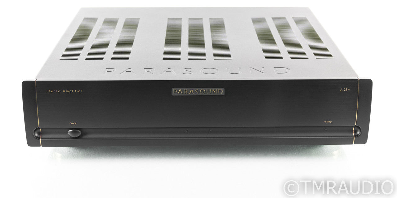 Parasound A 23+ Stereo Power Amplifier+; Black; A23+