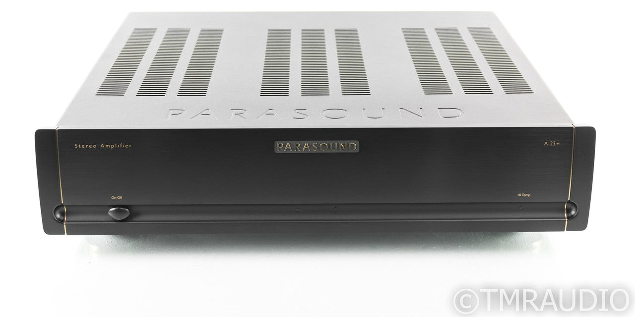 Parasound A 23+ Stereo Power Amplifier++; Black; A23+