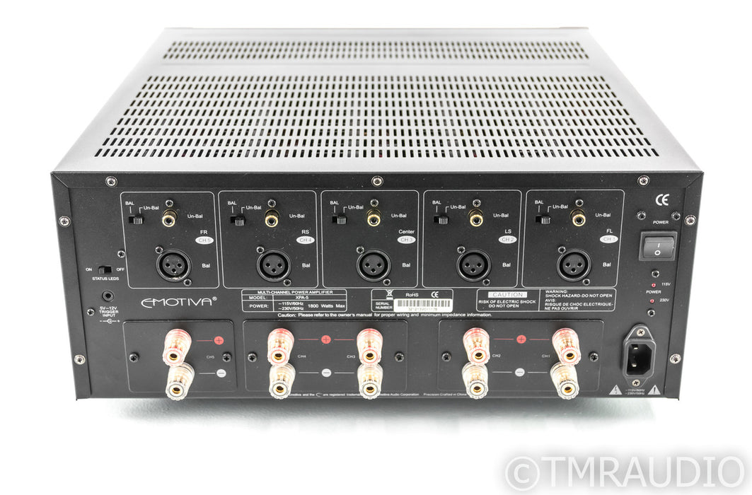 Emotiva XPA-5 5 Channel Power Amplifier; XPA5