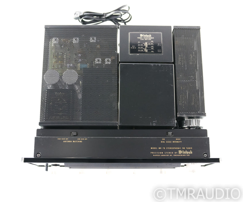 McIntosh MR78 Vintage FM Tuner; MR-78; Modafferi Modifications