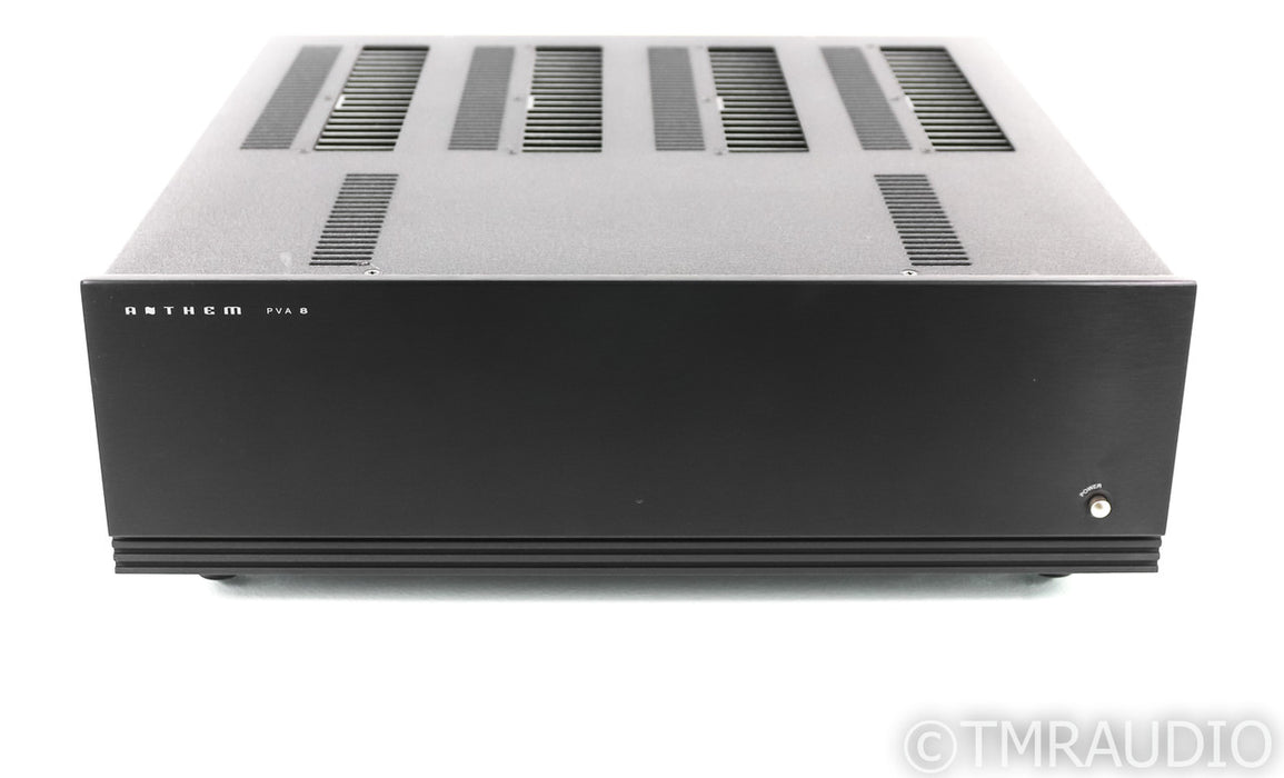Anthem PVA-8 8 Channel Power Amplifier; PVA8; Black