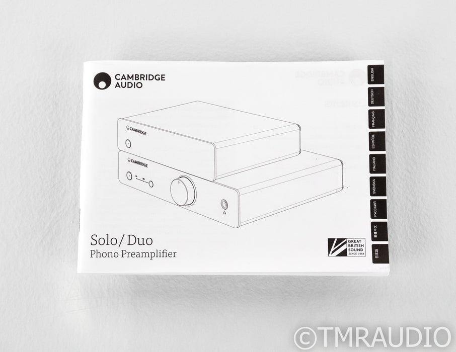 Cambridge Audio Solo MM Phono Preamplifier