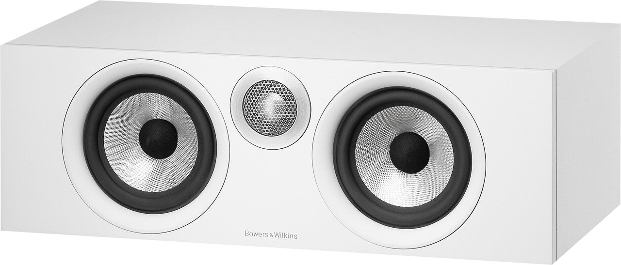 B&W HTM6 Center Channel Speaker; White (New)
