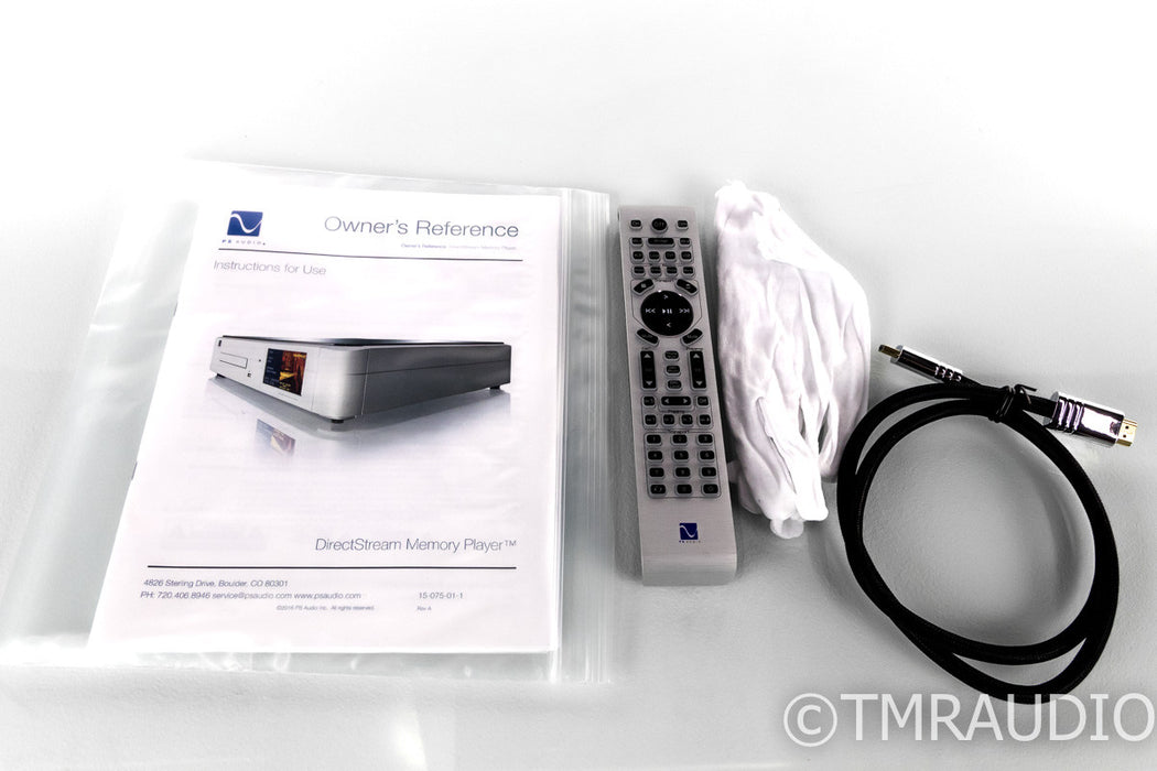 PS Audio DirectStream Memory Player SACD / CD Transport; Remote