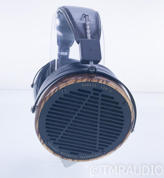 Audeze LCD-3 Open Back Planar Magnetic Headphones; Zebrano; LCD3; Fazor (Refreshed)