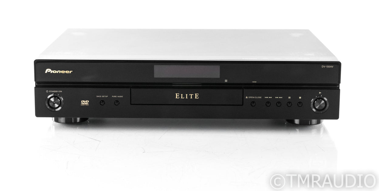 Pioneer Elite DV-58AV DVD / SACD Player; DV58AV; Remote (No Coax