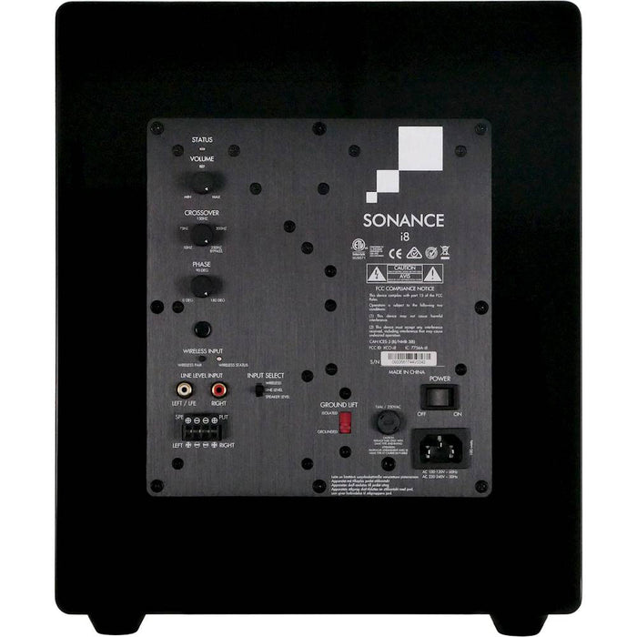 Sonance Impact 8" Powered Wireless Subwoofer; I8; Black (New)