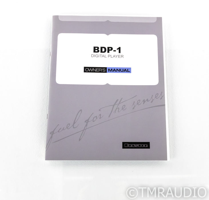 Bryston BDP-1 Network Streamer; BDP1; Silver; 17"