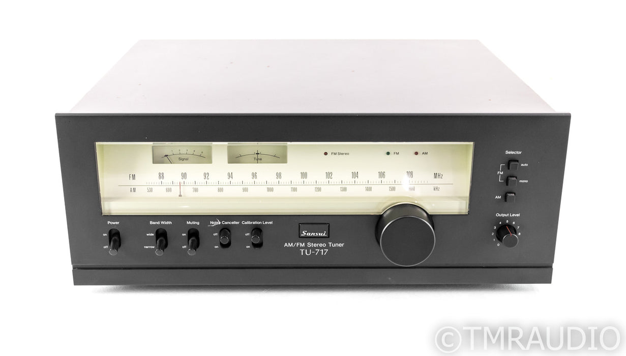 Sansui TU-717 Vintage AM / FM Tuner; TU717; Rack Mount / Handles