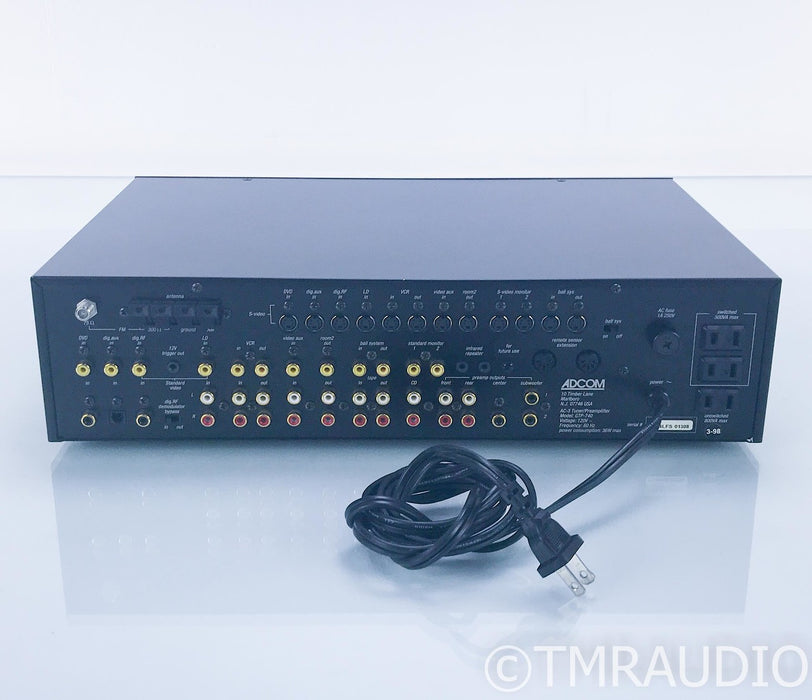 Adcom GTP-740 5.2 Channel Home Theater Processor; Preamplifier; GTP740; Remote