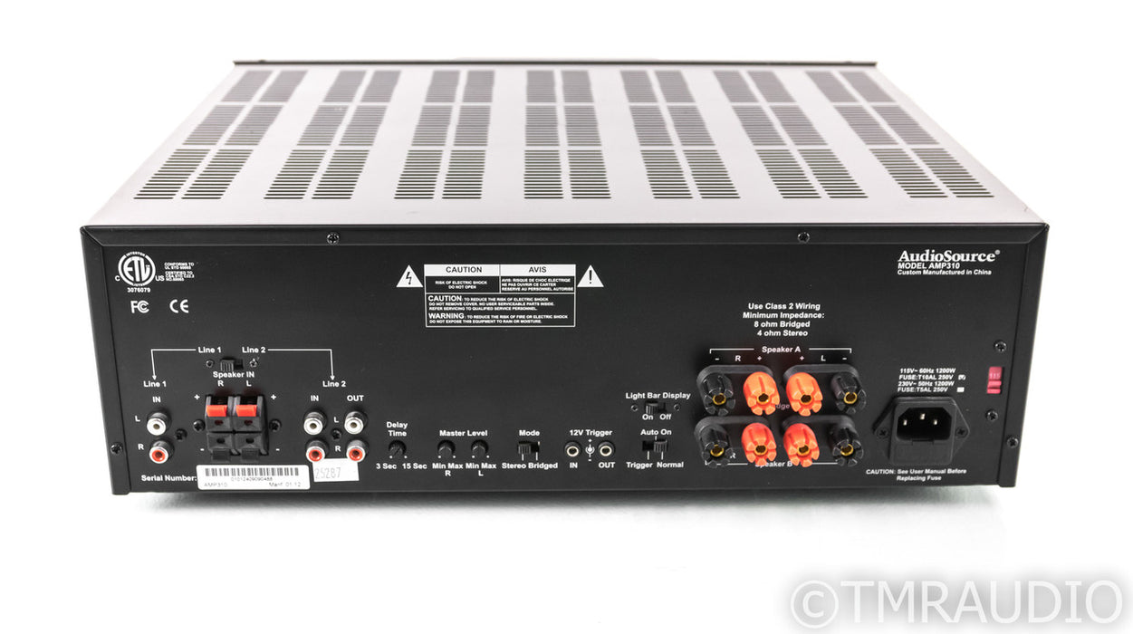 AudioSource AMP310 Stereo Power Amplifier; AMP-310 (1/1)