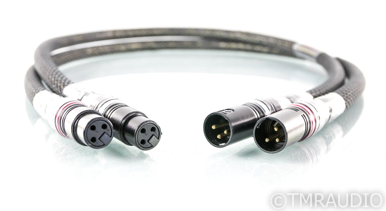 Acoustic Zen Absolut Copper XLR Cables; 1m Pair Balanced Interconnects