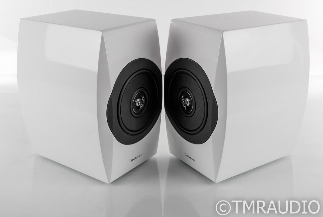 Technics SB-C700 Bookshelf Speakers; SBC700; Gloss White Pair