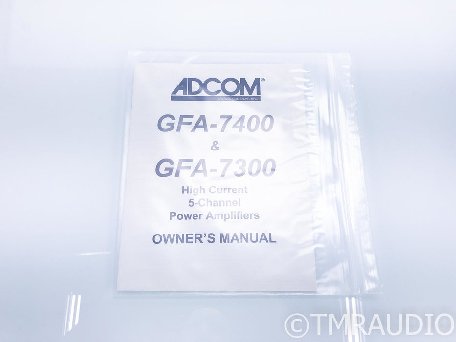 Adcom GFA-7400 5 Channel Power Amplifier; GFA7400
