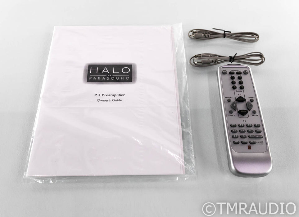 Parasound Halo P3 Stereo Preamplifier; P-3; Remote; MM Phono