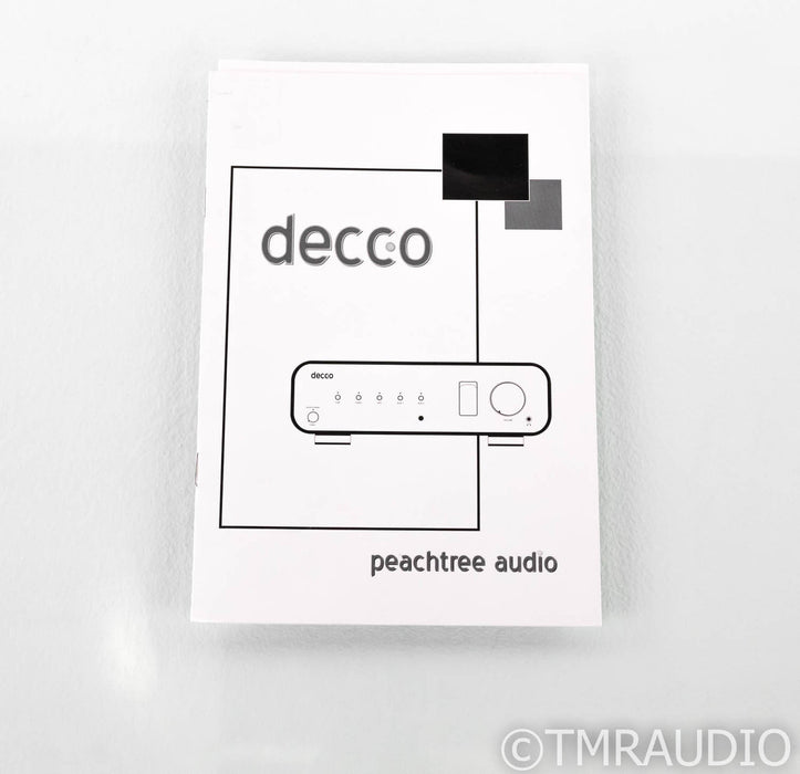 Peachtree Audio Decco Stereo Integrated Amplifier; DAC; High Gloss Black (No Remote)