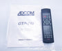 Adcom GTP-740 5.2 Channel Home Theater Processor; Preamplifier; GTP740; Remote