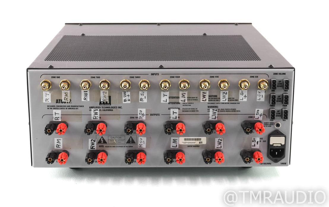ATI AT6012 12-Channel 6-Zone Power Amplifier; AT-6012