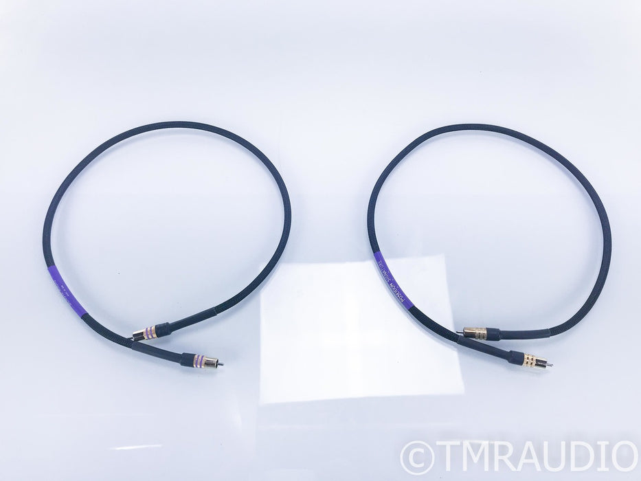 Silnote Audio Poseidon Signature RCA Cables; 1m Pair Interconnects