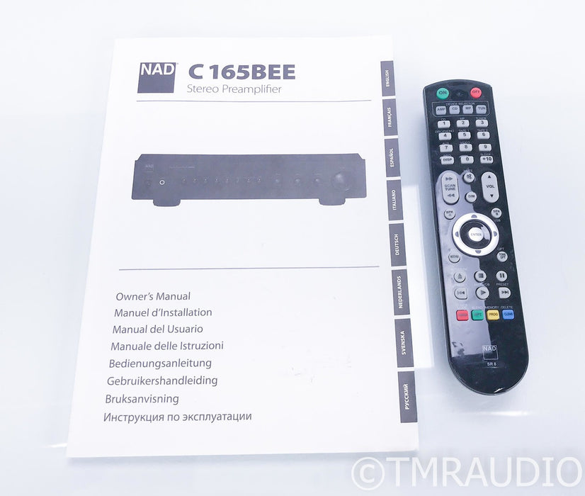 NAD C 165BEE 2.1 Channel Preamplifier; Remote