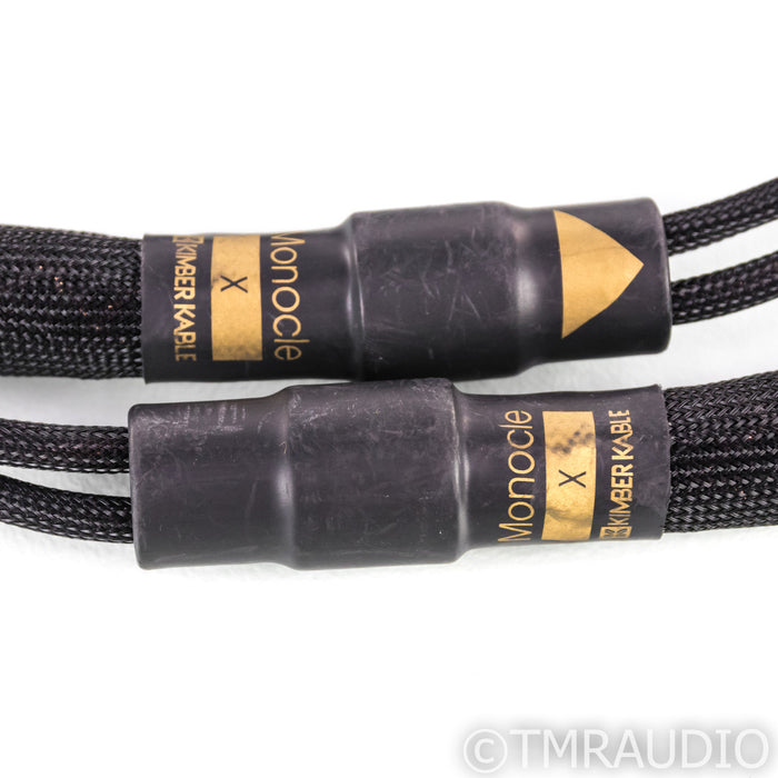 Kimber Kable Monocle X Speaker Cables; 2.5m Pair; WBT 0610 CU Terminations