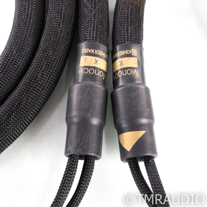 Kimber Kable Monocle X Speaker Cables; 2.5m Pair; WBT 0610 CU Terminations