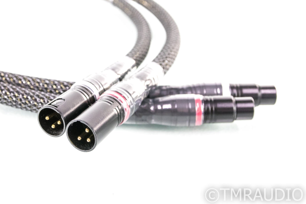 Acoustic Zen Absolut Copper XLR Cables; 1m Pair Balanced Interconnects