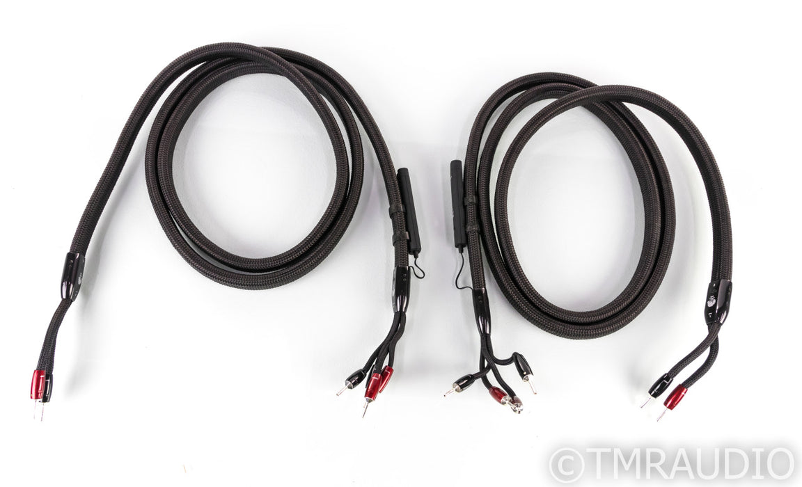 AudioQuest Oak Bi-Wire Speaker Cables; 10ft Pair; 72v DBS