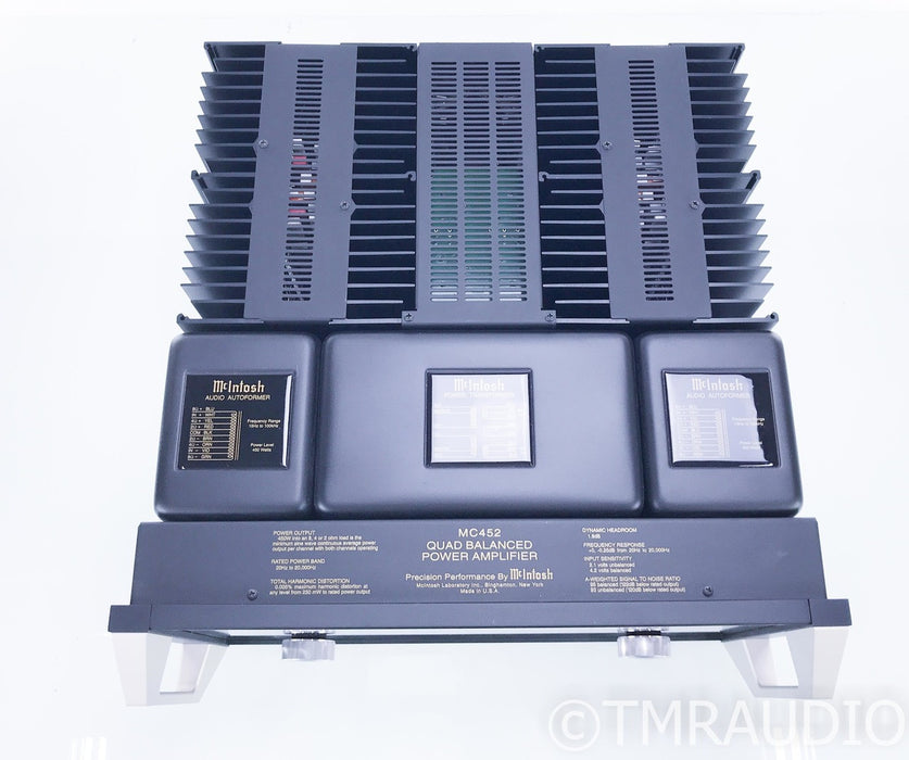McIntosh MC452 Stereo Quad Balanced Power Amplifier; MC-452