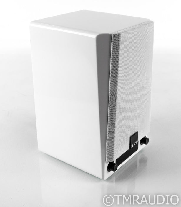 SVS Prime Wireless Powered Bookshelf Speaker; Single; Master; Piano Gloss White