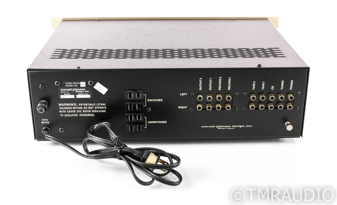 Conrad Johnson PV9A Vintage Stereo Tube Preamplifier; PV-9A