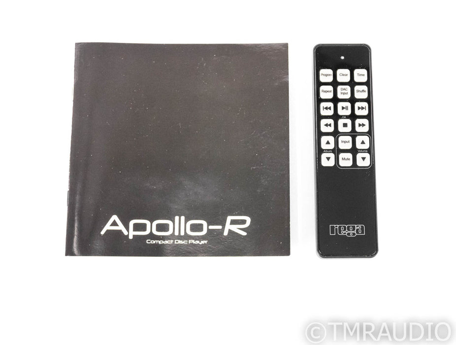 Rega Apollo-R CD Player; Black; Remote