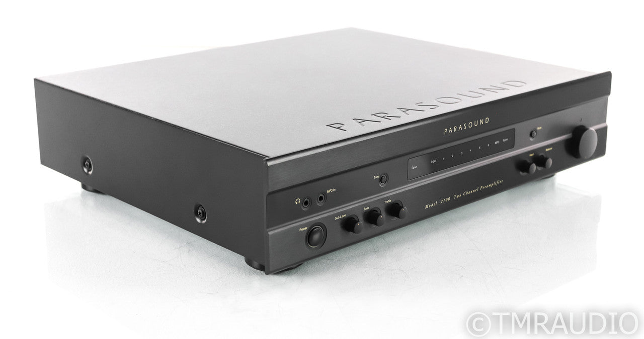 Parasound New Classic Model 2100 2.1 Channel Preamplifier; MM / MC Phono; Remote