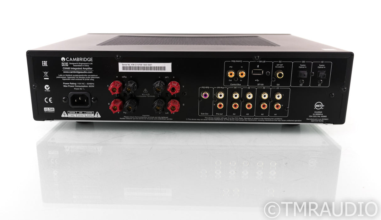 Cambridge CXA60 Stereo Integrated Amplifier; CX-A60; Remote