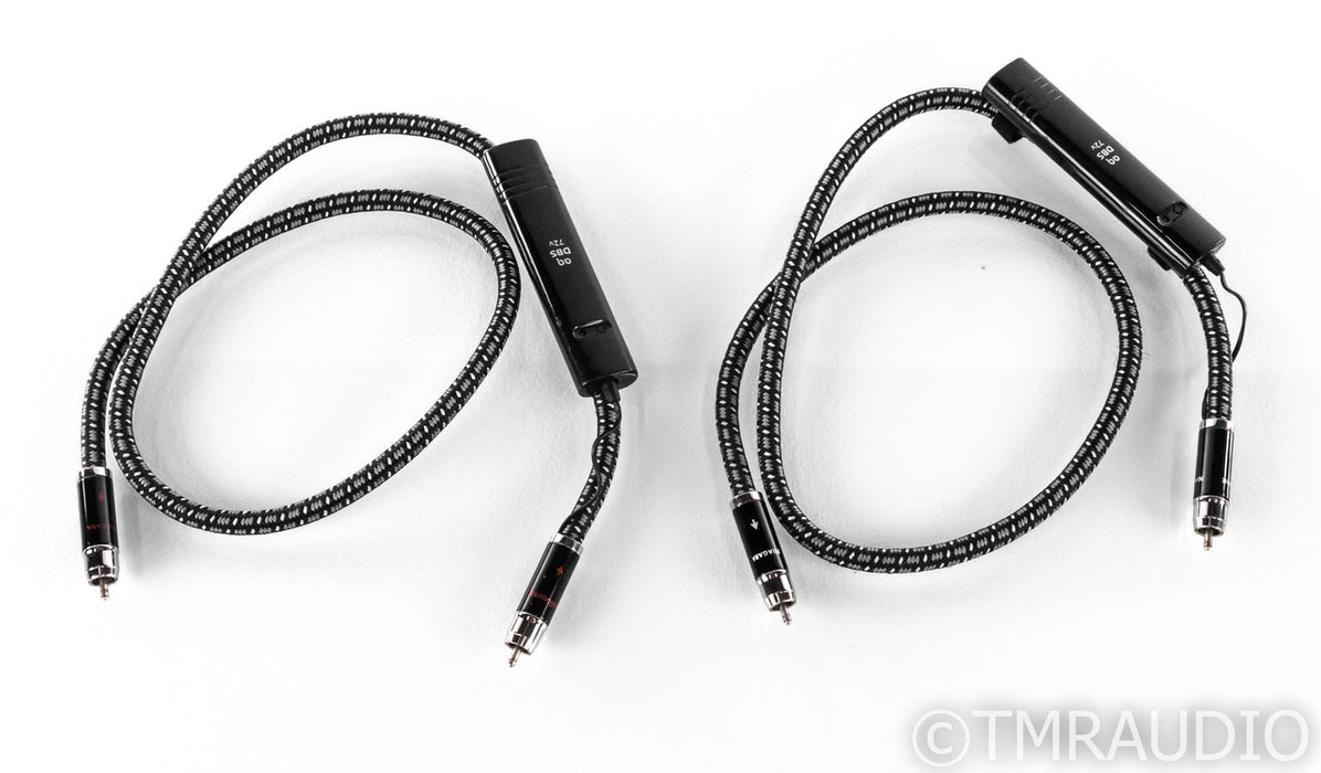 AudioQuest Niagara RCA Cables; 1m Pair Interconnects; 72v DBS