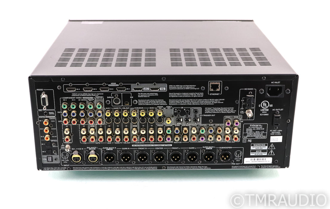 Integra DHC-9.9 7.1 Channel Home Theater Processor; AS-IS (No HDMI Main Out)