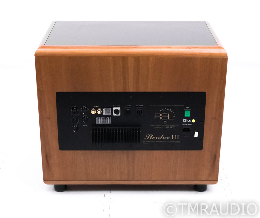 REL Acoustics Stentor III 10" Powered Subwoofer; Cherry