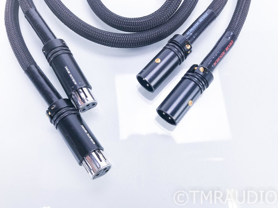 Acoustic Revive XLR-1.0PA II XLR Cables; 1m Pair Balanced Interconnects