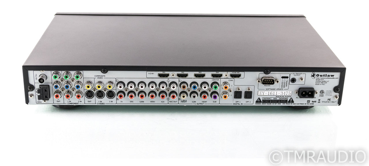 Outlaw Audio 975 7.1 Channel Home Theater Processor; Remote; HDMI; AM / FM Tuner